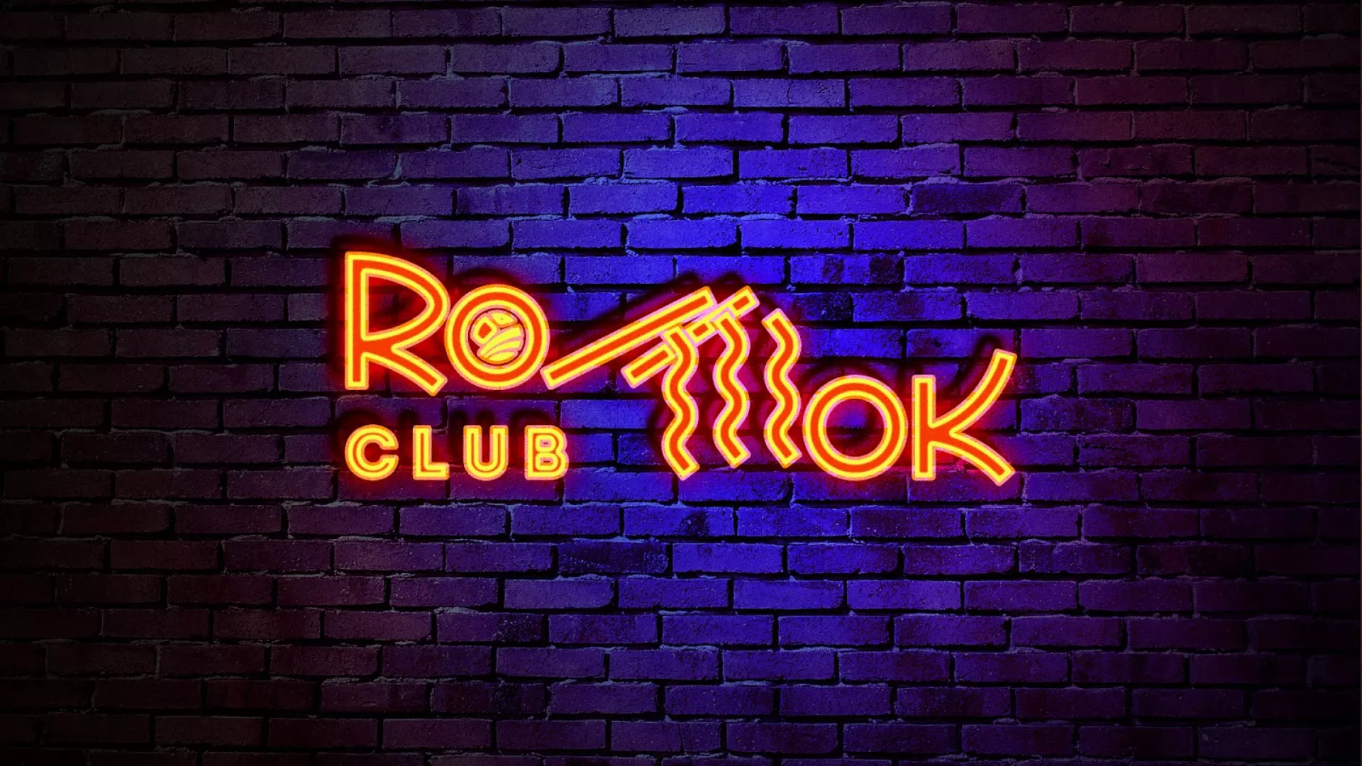 Разработка интерьерной вывески суши-бара «Roll Wok Club» в Вилюйске