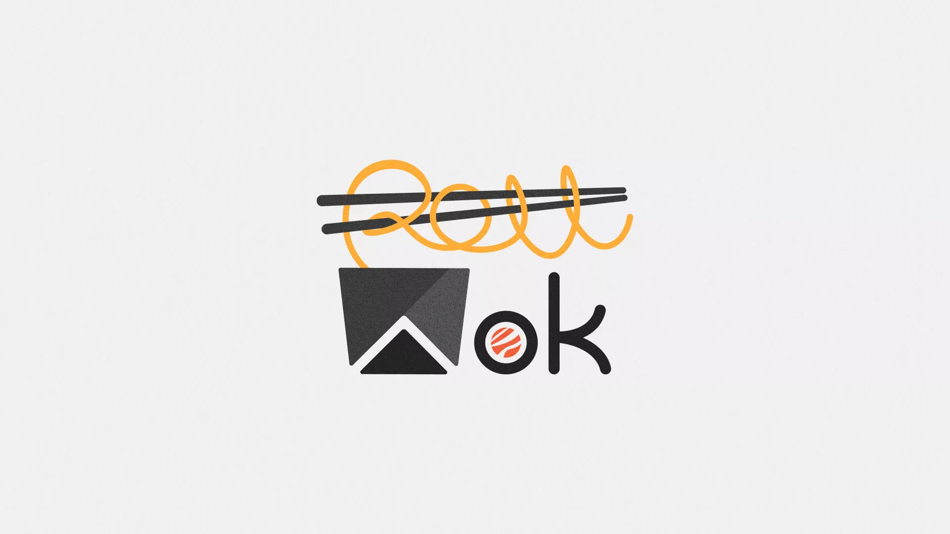 Разработка логотипа в Вилюйске для суши-бара «Roll Wok Club» Разработка логотипа в Вилюйске для суши-бара «Roll Wok Club»